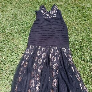Black and Gold Dress